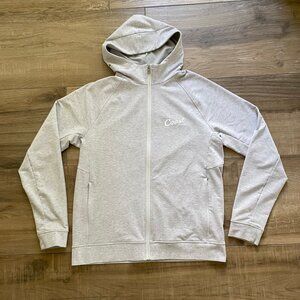 Lululemon Hoodie Sweatshirt Womens Large Gray Volleyball  Coast Full Zip Stretch